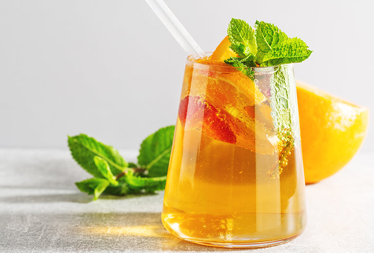How To Make Iced Tea: A Mouth-Watering Lemon Balm And Orange Recipe That Will Leave You Refreshed, Relaxed & Ready For More.